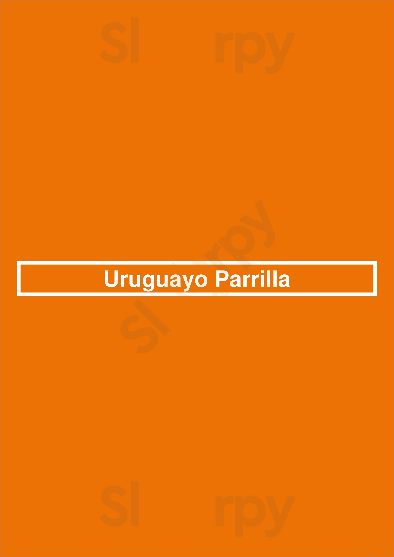 Uruguayo Parrilla Cuiabá Menu - 1
