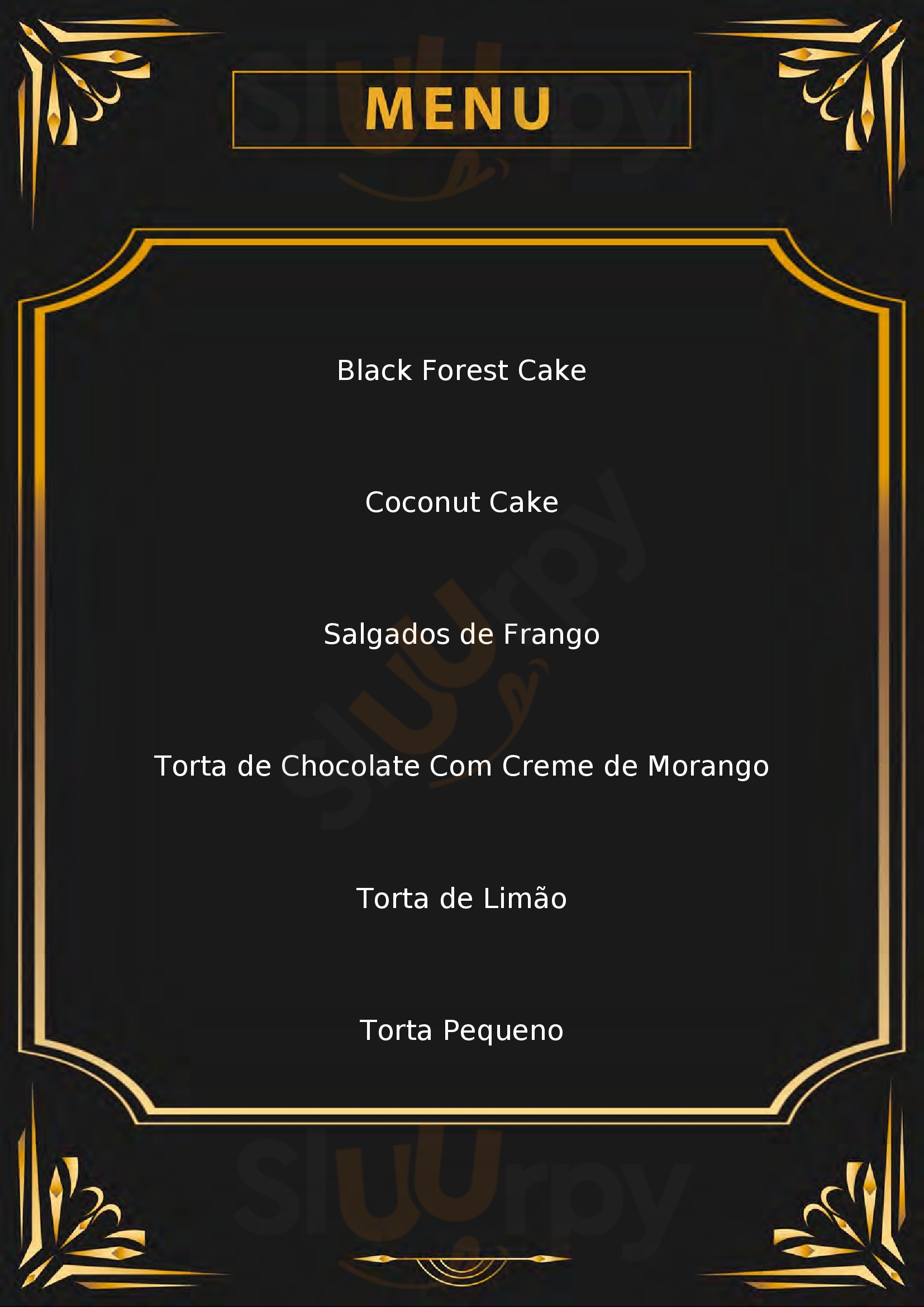 Pé De Moleque Natal Menu - 1