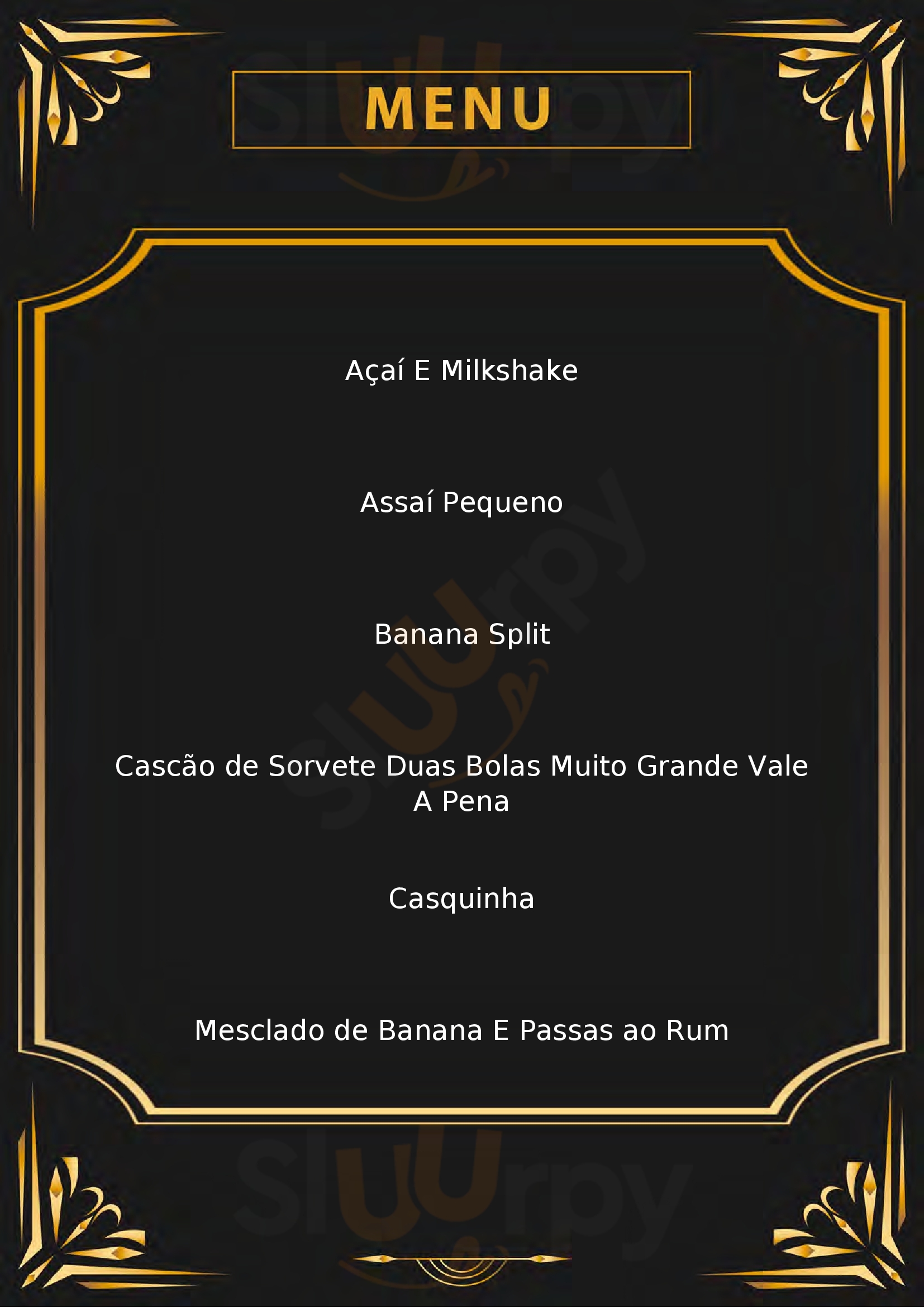 Pluma Sorvetes Campo Grande Menu - 1