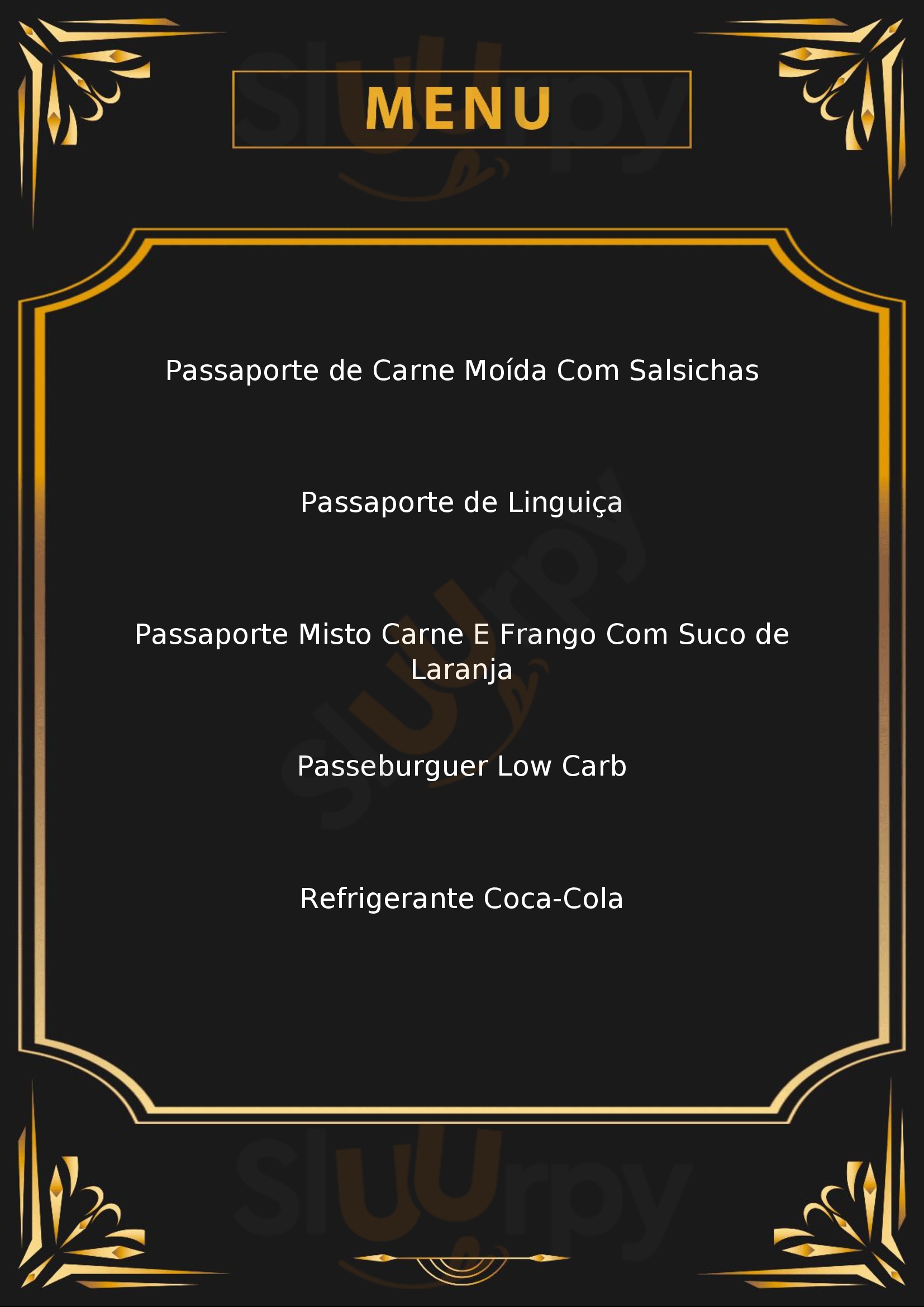 Passaporte Centenário Maceió Menu - 1
