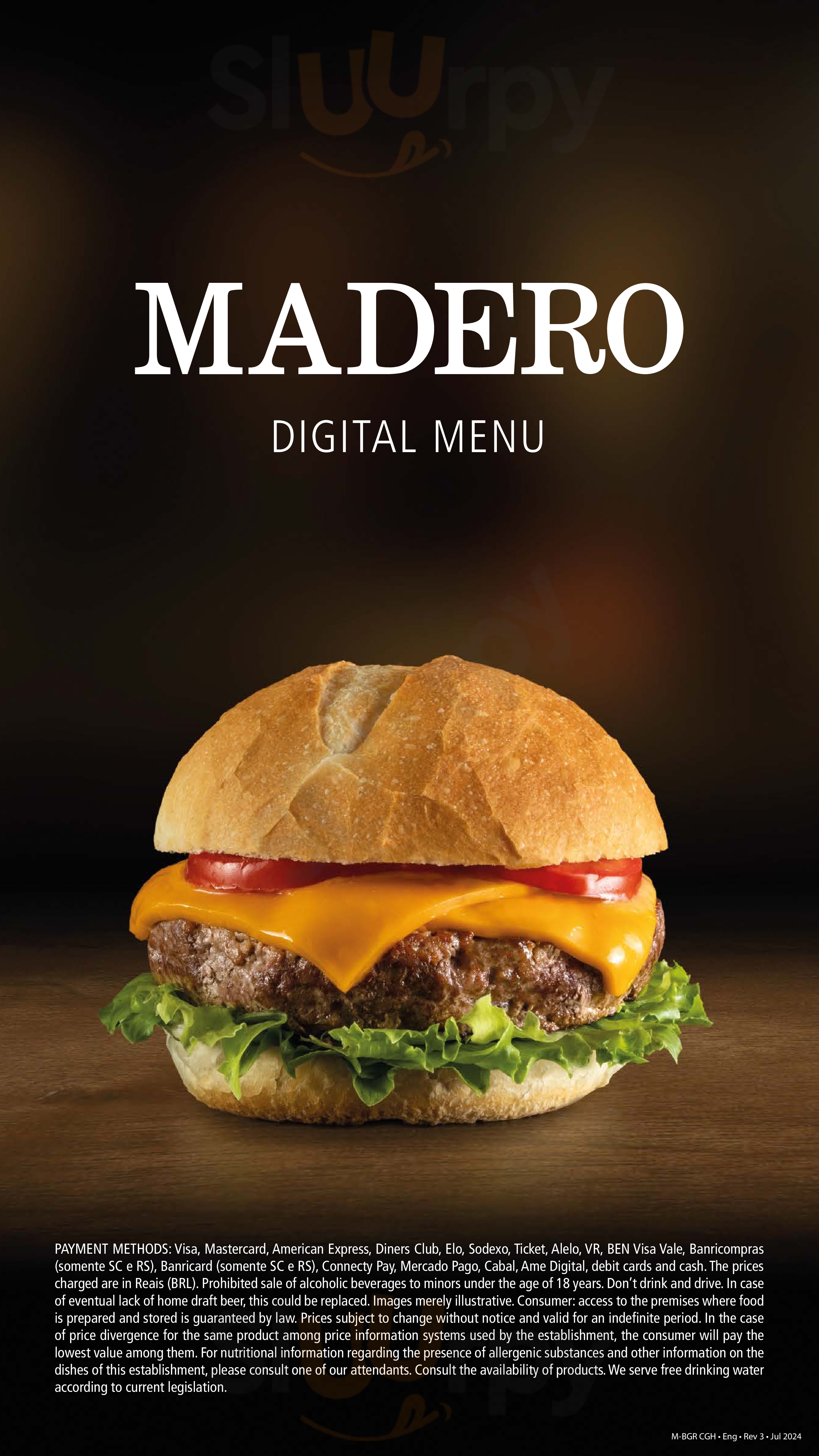 Main Menu - Burger Break