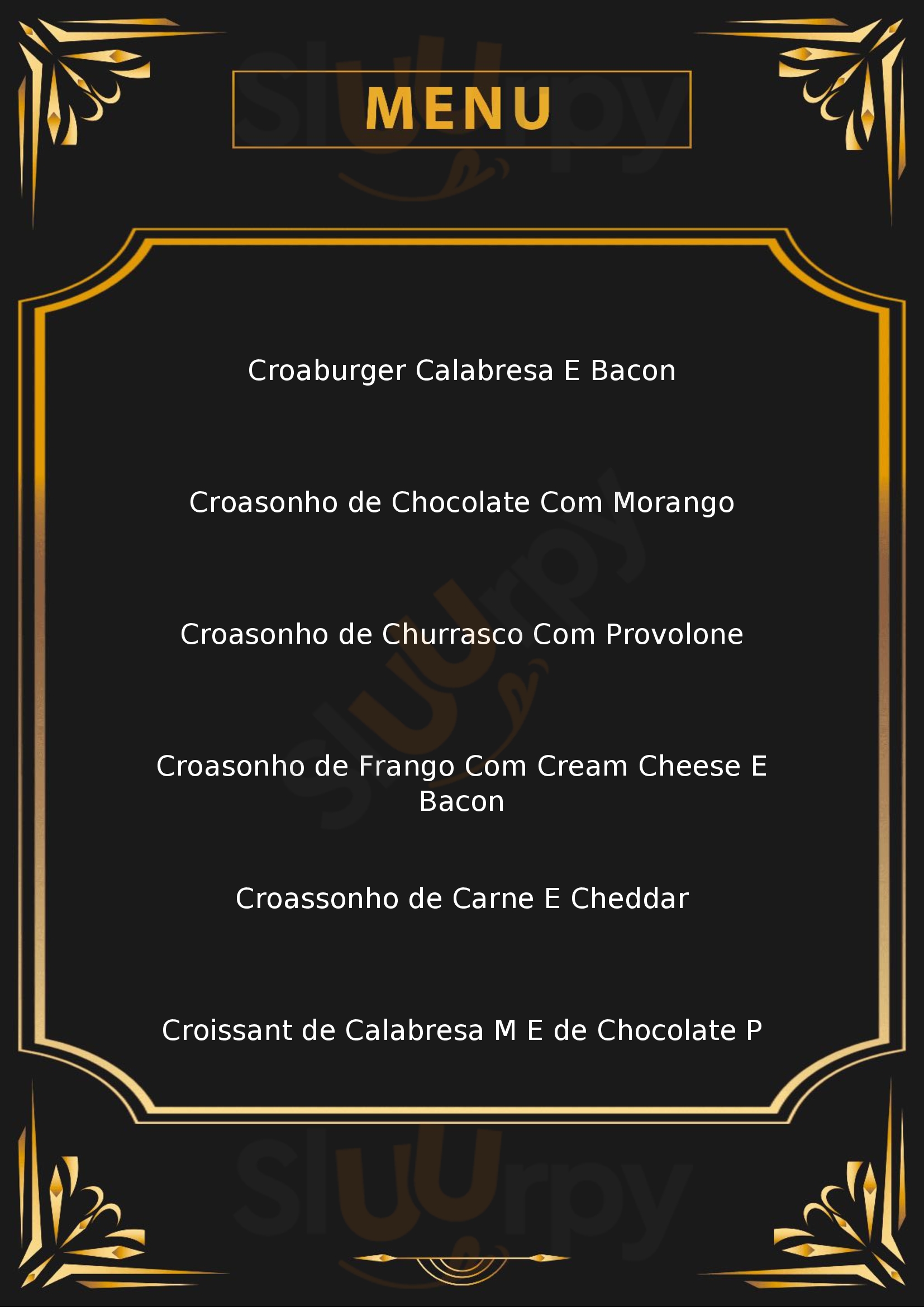 Croassonho - Vicente Machado Curitiba Menu - 1