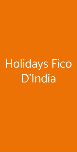 Fico D'india, Furore