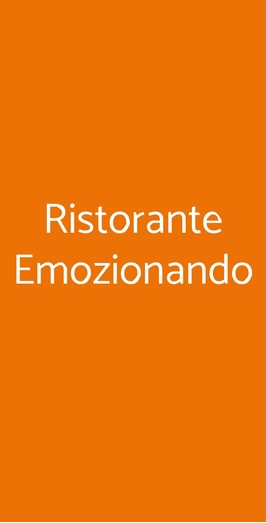 Ristorante Emozionando, Salerno