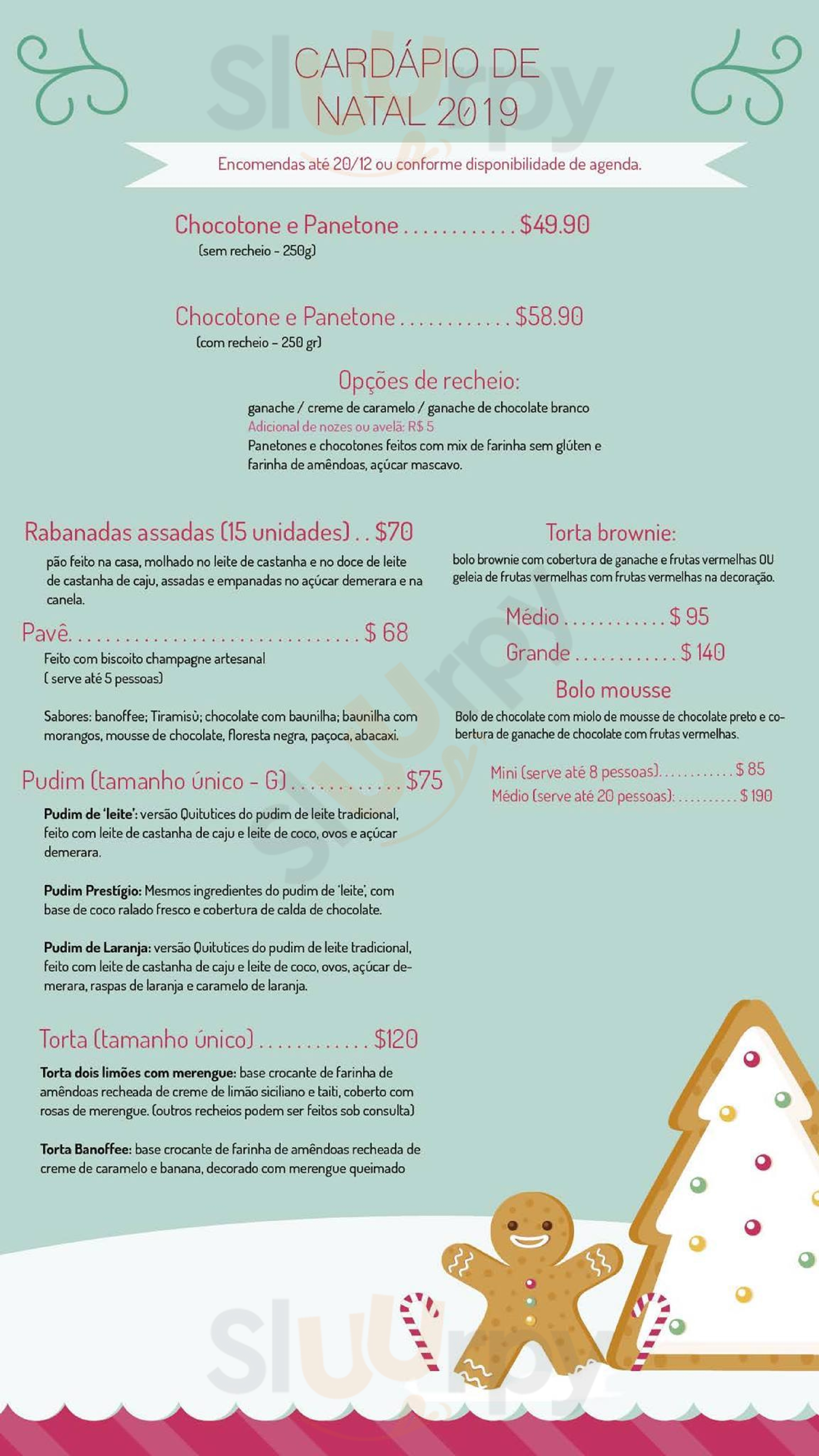 Quitutices Brasília Menu - 1