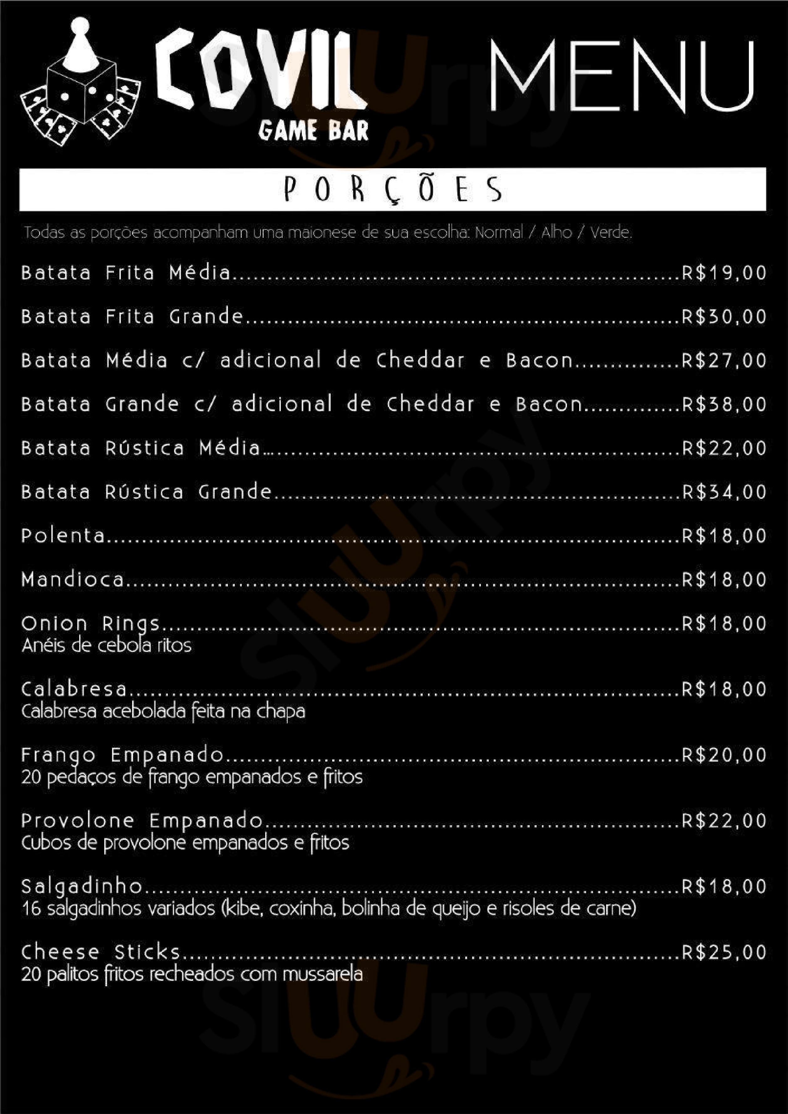 Covil Game Bar Guarulhos Menu - 1