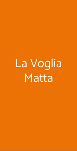 La Voglia Matta, Pozzuoli