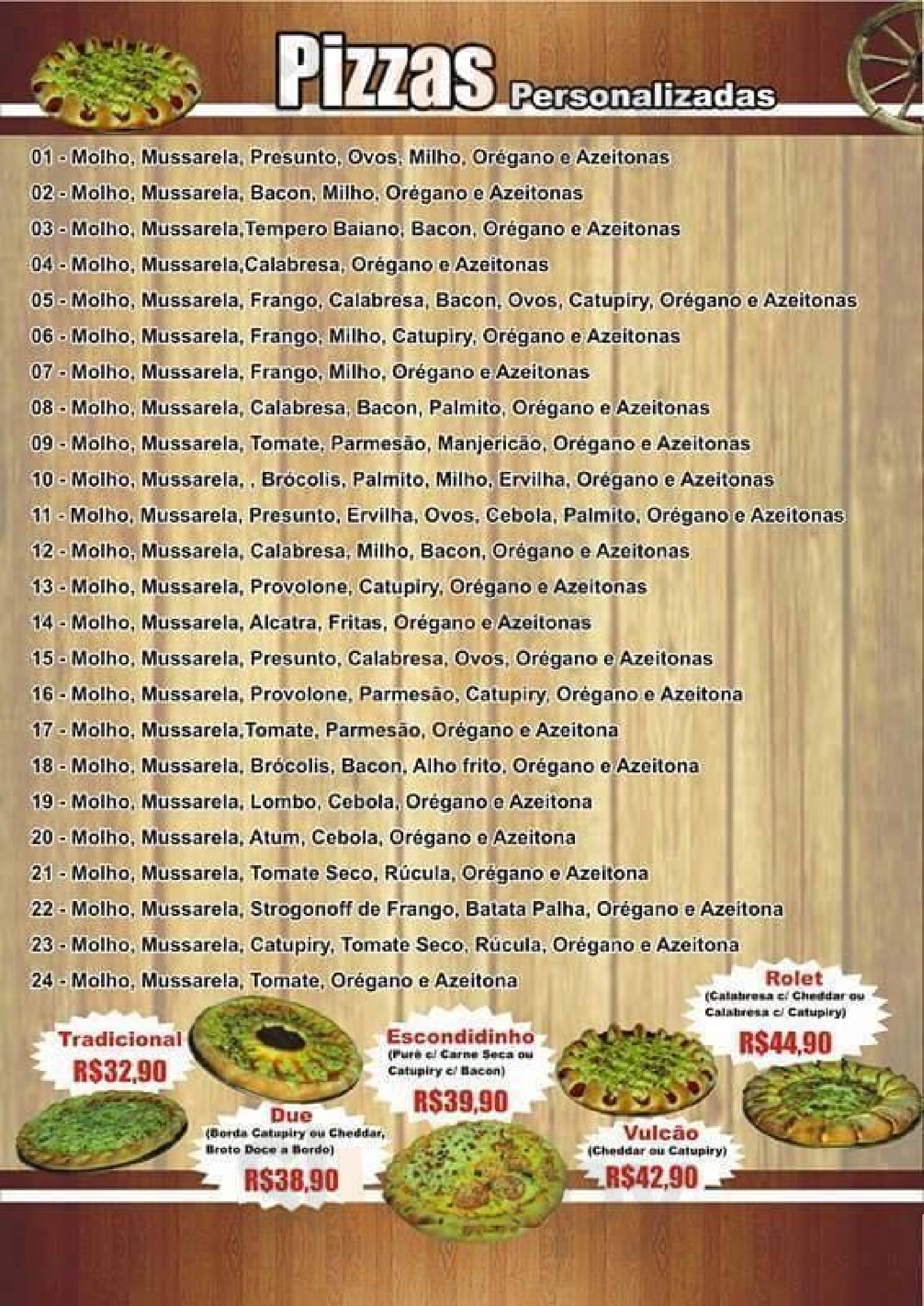 Rancho Cool Pizzaria E Restaurante Taubaté Menu - 1