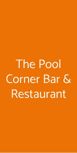 The Pool Corner Bar & Restaurant, Sorrento