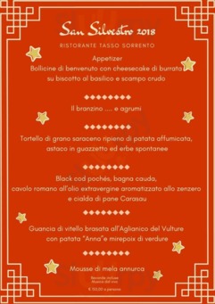 Menu capodanno 2018 2019