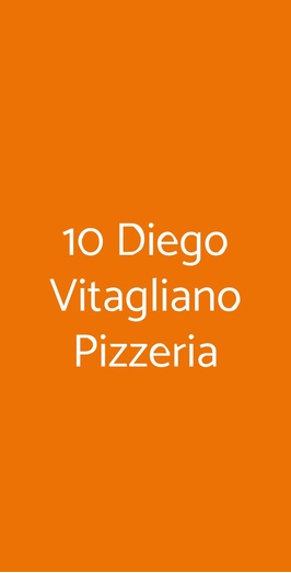 Diego Vitagliano Pizzeria, Pozzuoli