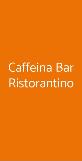 Caffeina Bar Ristorantino, Pesaro