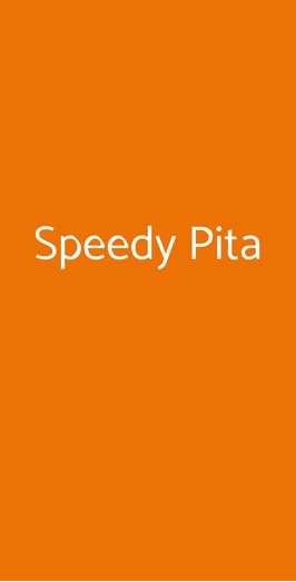 Speedy Pita, Napoli