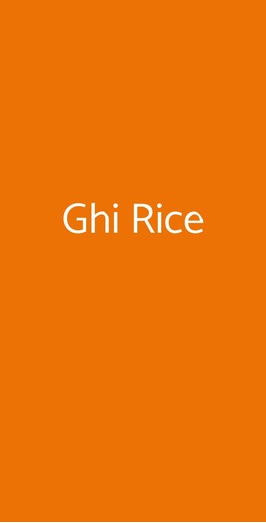 Ghi Rice, Napoli