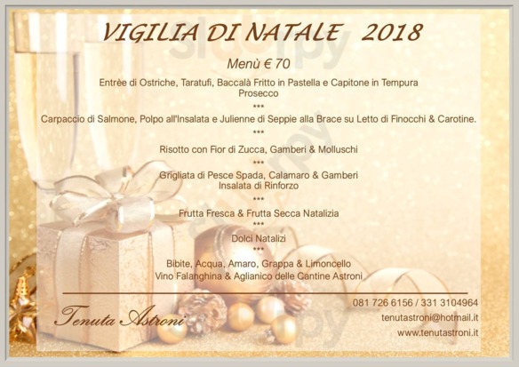 Menu natale 2018