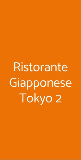 Ristorante Giapponese Tokyo 2, Napoli