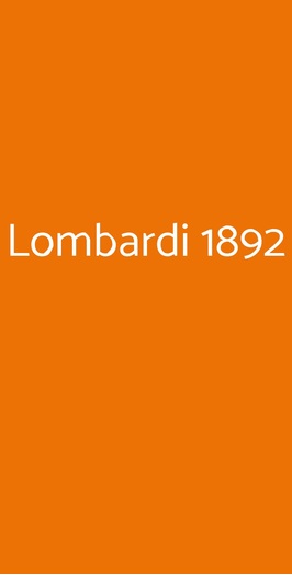 Lombardi 1892, Napoli