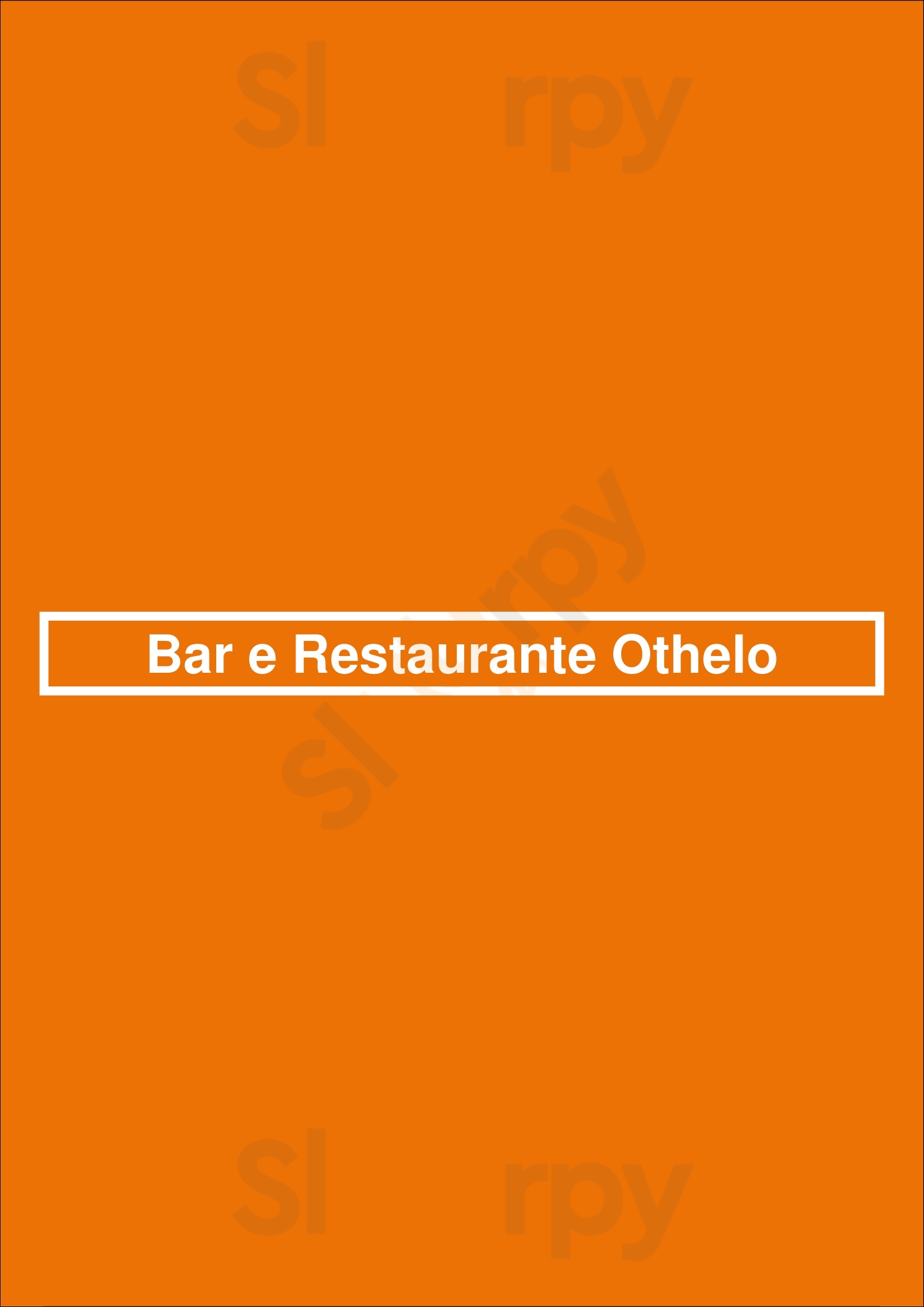 Bar E Restaurante Othelo São Paulo Menu - 1