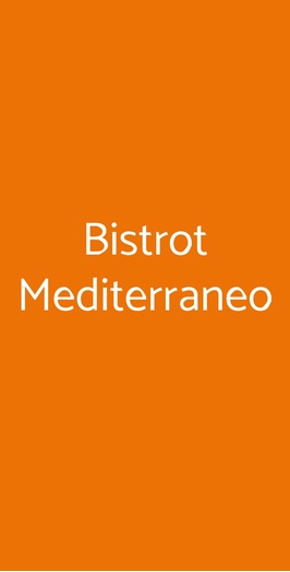 Bistrot Mediterraneo - Jazz And Conversation, Napoli