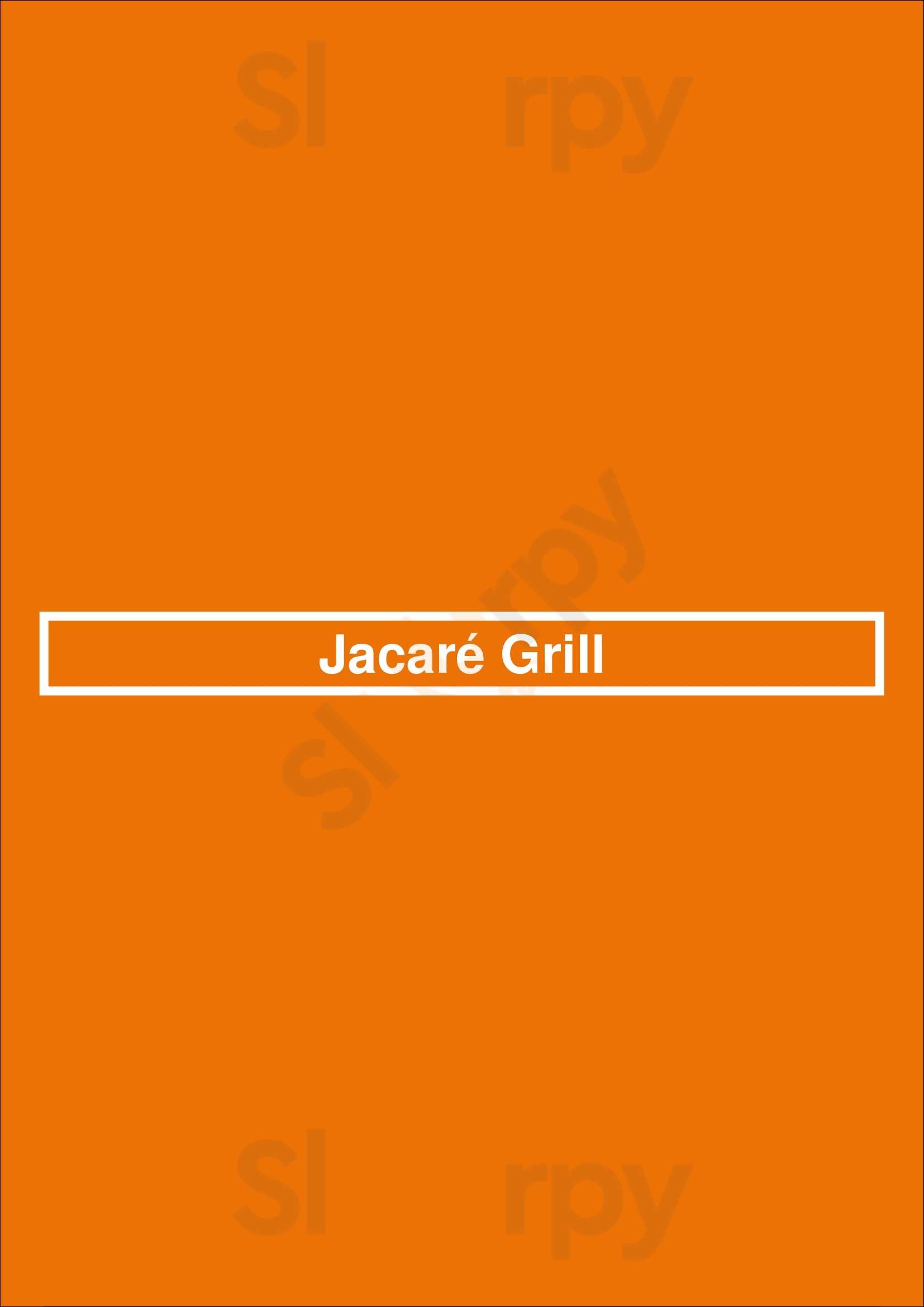 Jacaré São Paulo Menu - 1