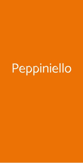Peppiniello, Portici