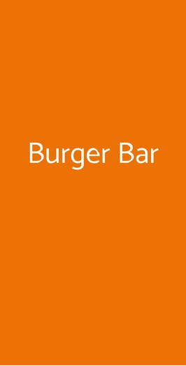 Burger Bar, Salerno