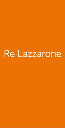 Re Lazzarone, Napoli