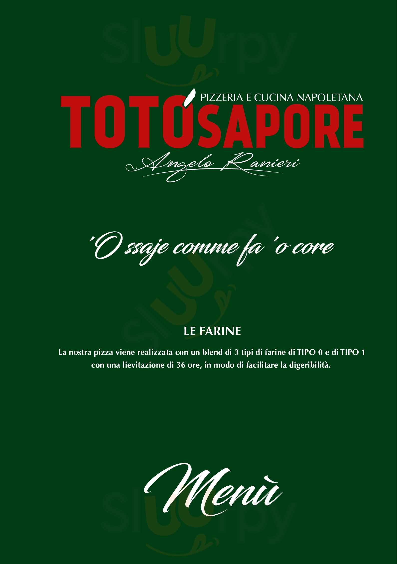 Toto Sapore Napoli Menu - 1