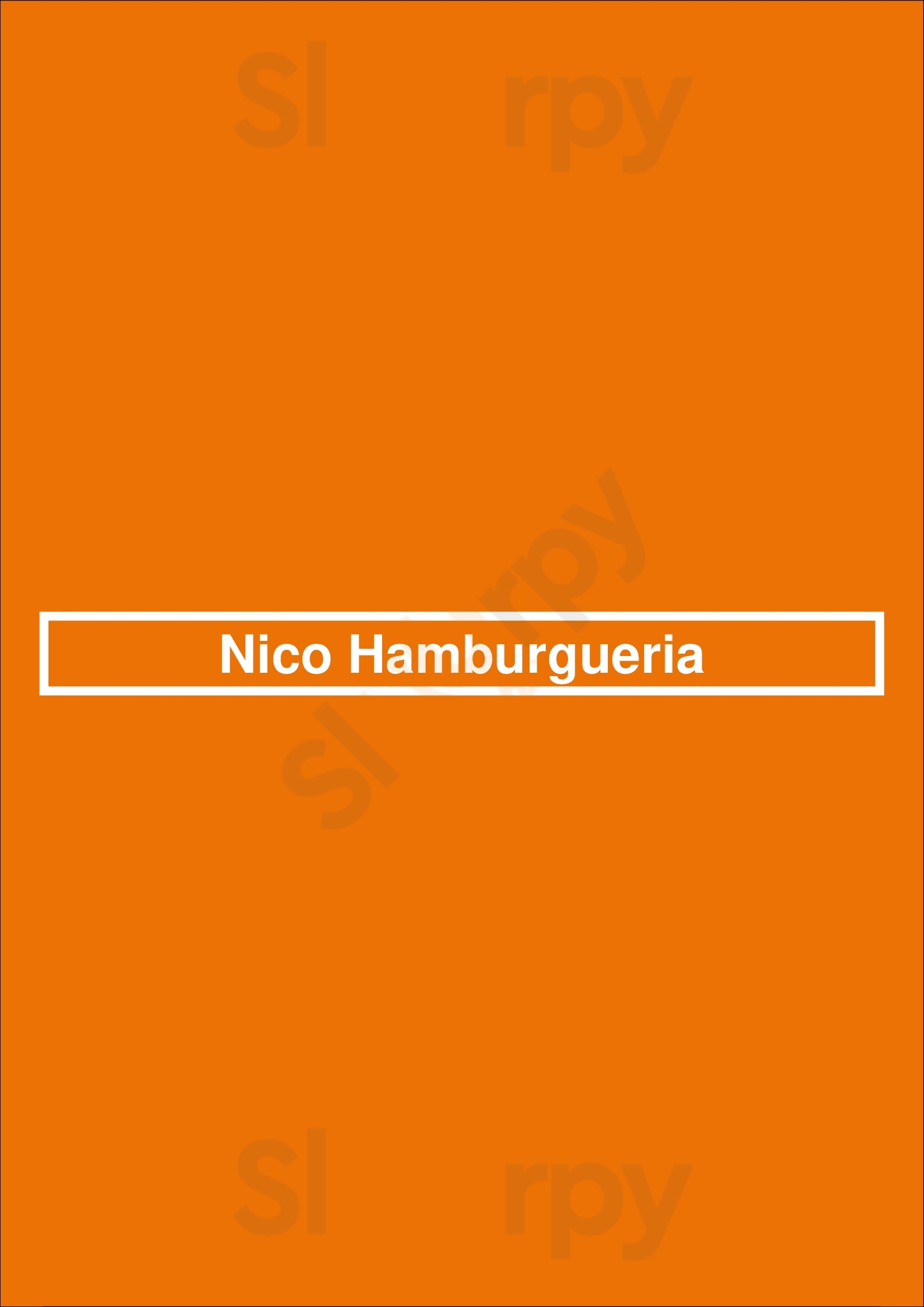 Nico Hamburgueria São Paulo Menu - 1