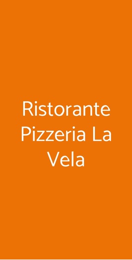 La Vela Ristorante Pizzeria, Bologna