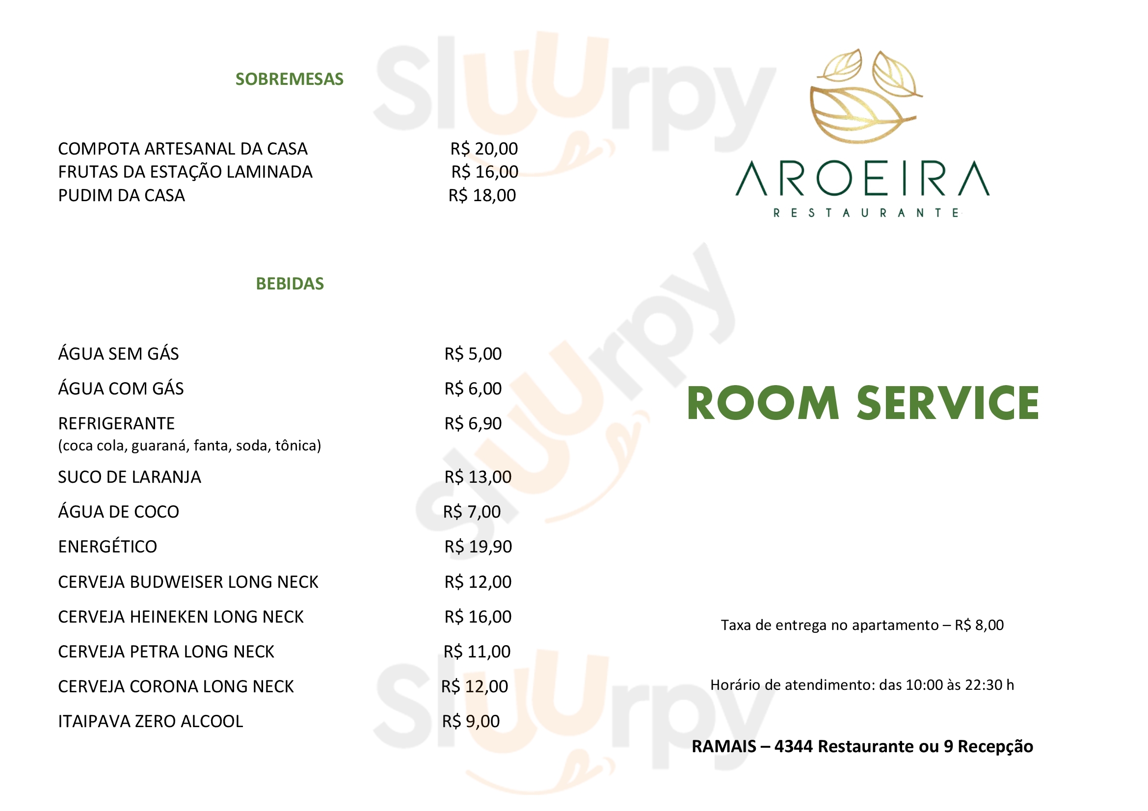 Aroeira Restaurante Porto Seguro Menu - 1