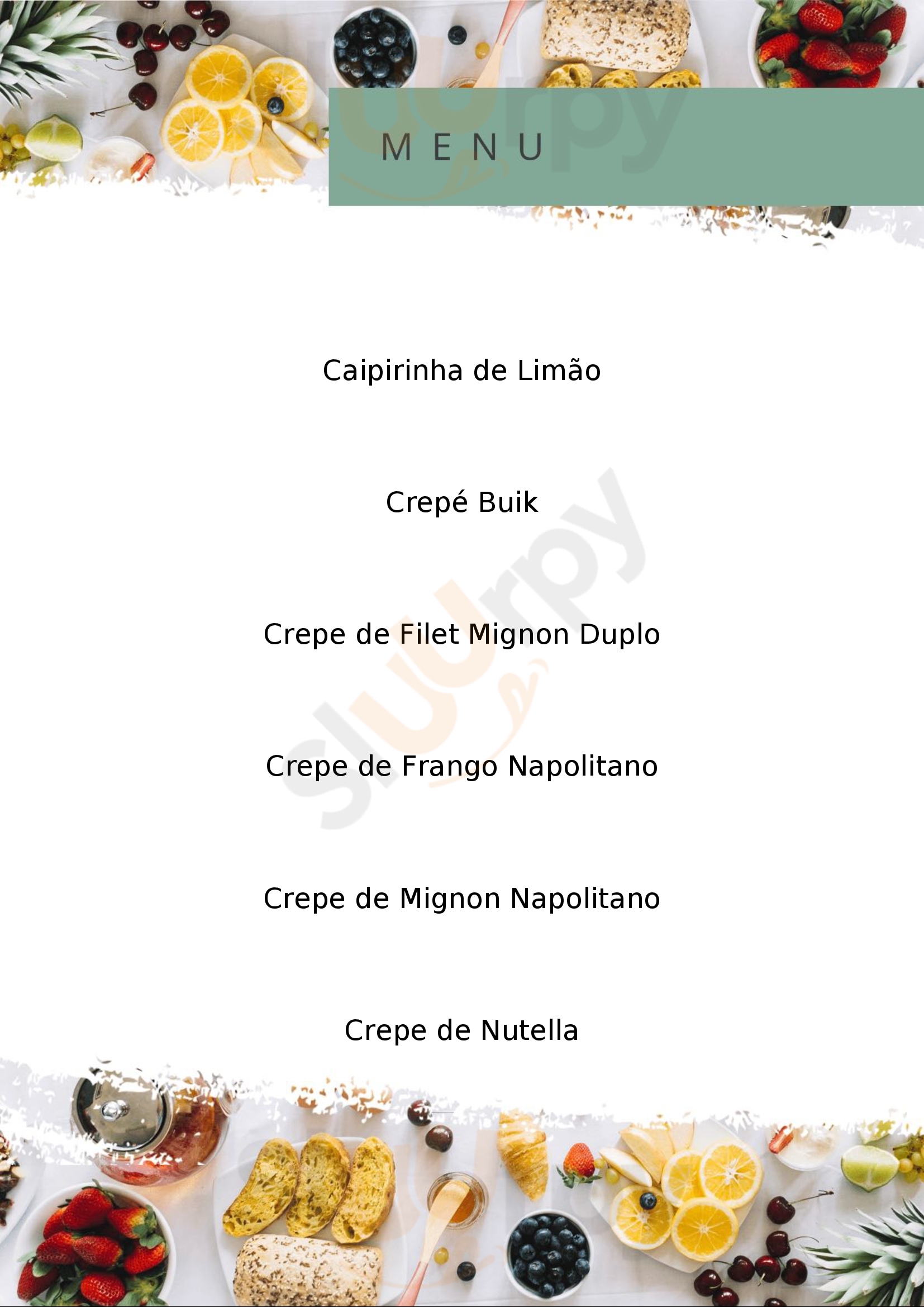 The Hot Rods Sanduiches E Crepes Florianópolis Menu - 1