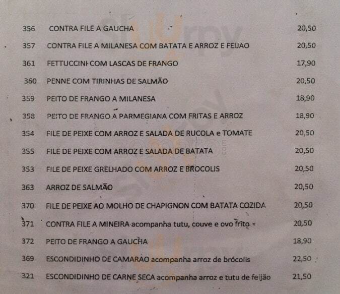 Taberna Atlântica Rio de Janeiro Menu - 1