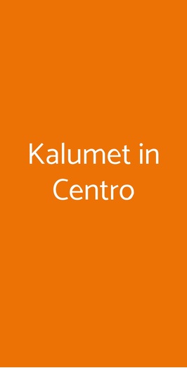 Kalumet In Centro, Milano Marittima