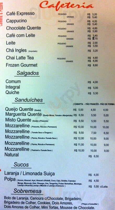 Esquina De Santa Rio de Janeiro Menu - 1