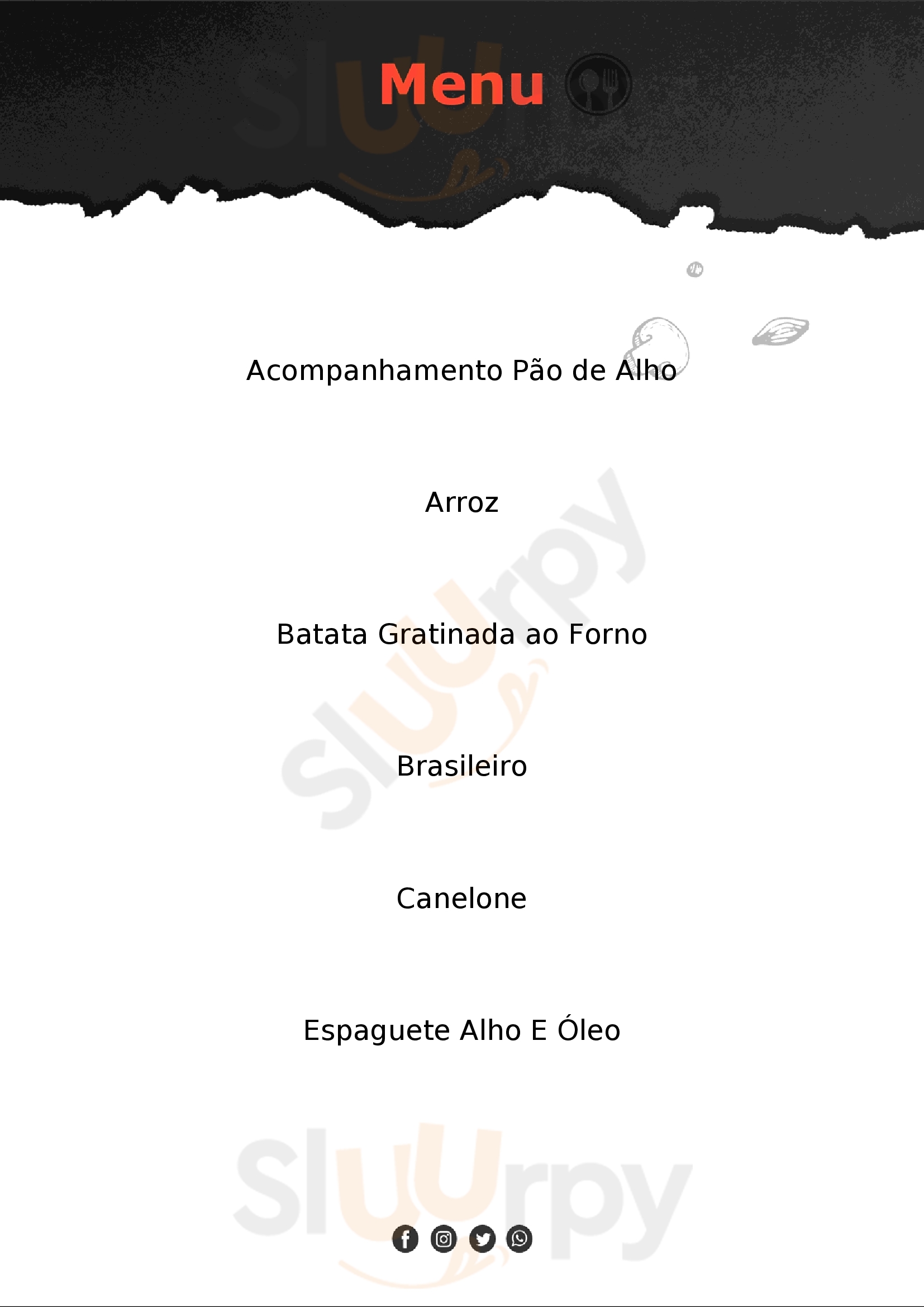 Massa Na Caixa Juiz de Fora Menu - 1