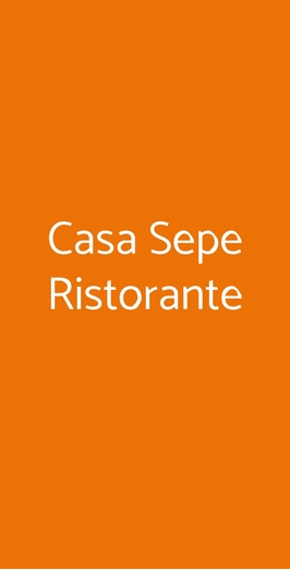 Casa Sepe Ristorante, Maranello