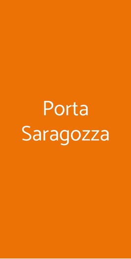 Porta Saragozza, Bologna