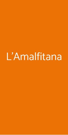 L'amalfitana, Bologna