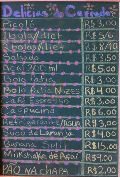 Delícias Do Cerrado Rio de Janeiro Menu - 1