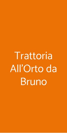 Antica Trattoria All'orto, Cervia