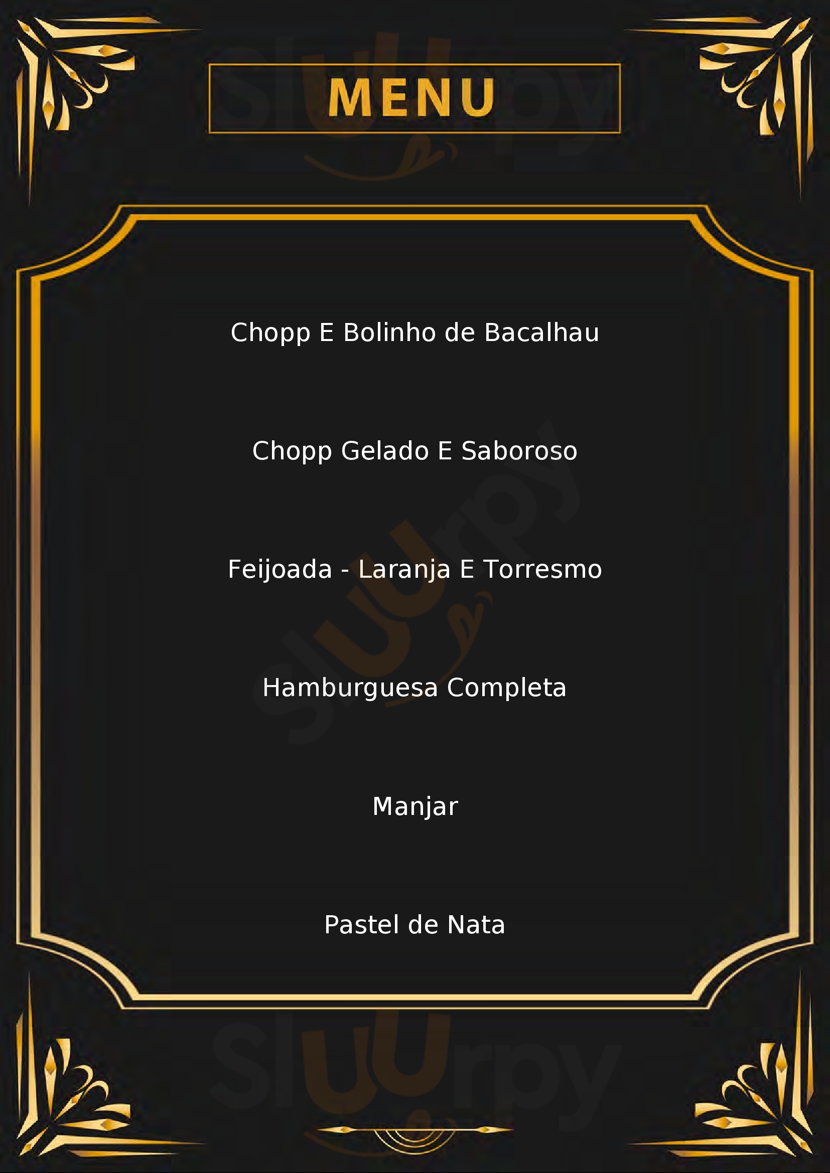 Cafe E Restaurante Palacio Rio de Janeiro Menu - 1