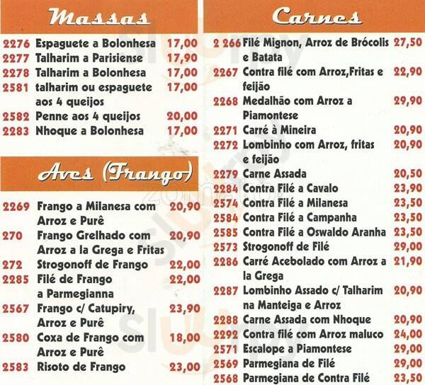 Boteco 98 Rio de Janeiro Menu - 1