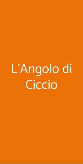 L'angolo Di Ciccio, Rimini