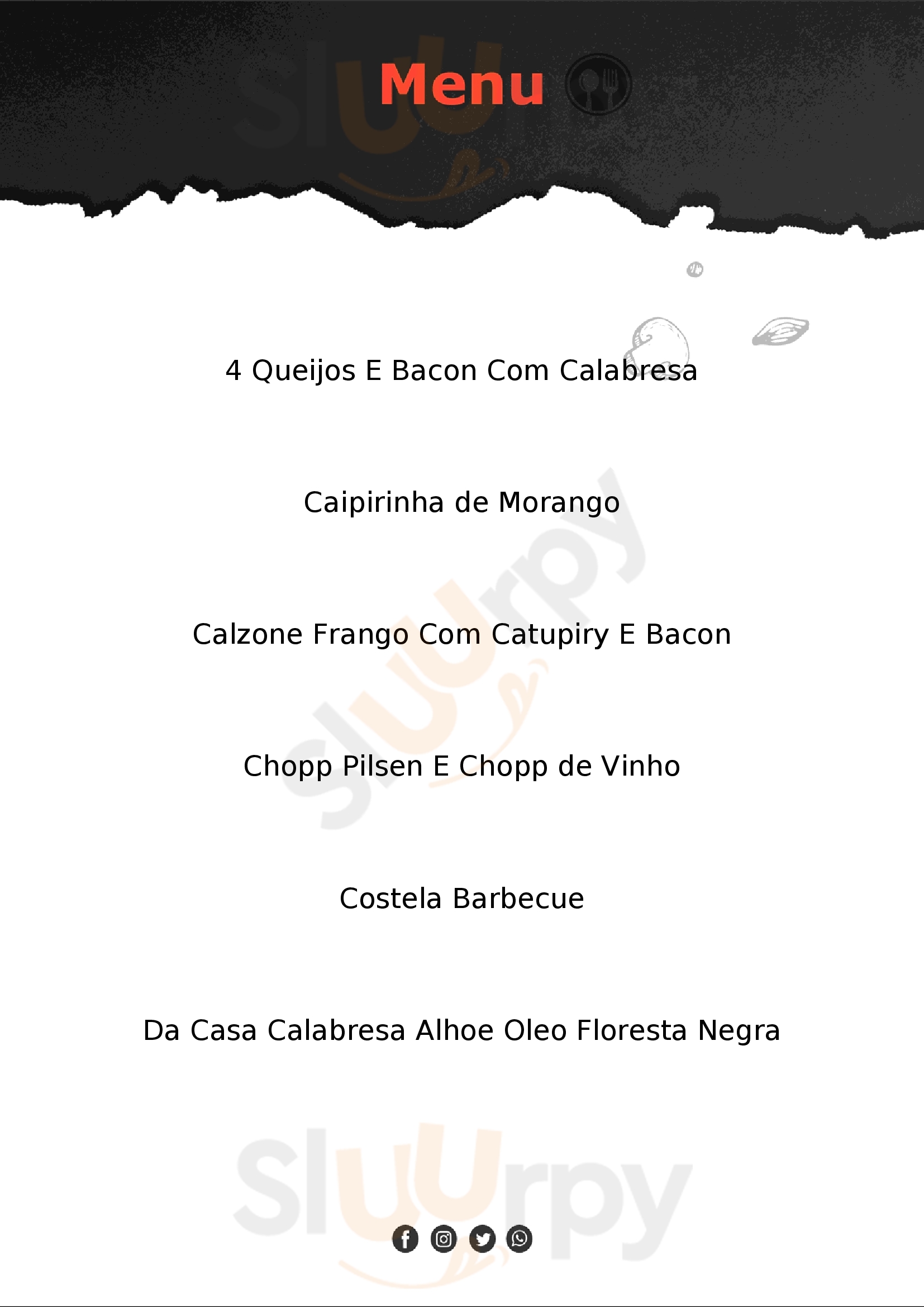 Scalybur Pizzaria Curitiba Menu - 1