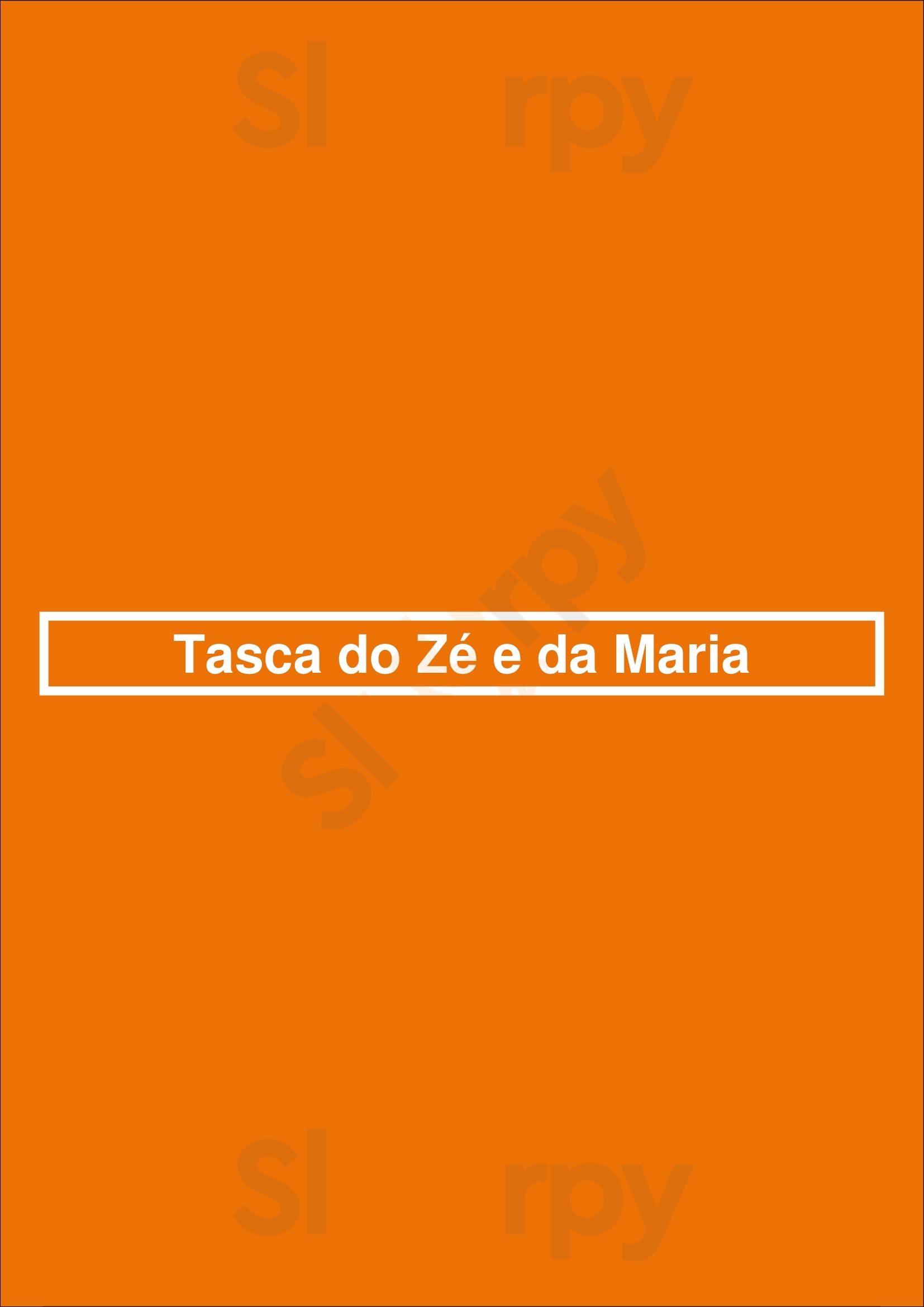 Tasca Do Zé E Da Maria São Paulo Menu - 1