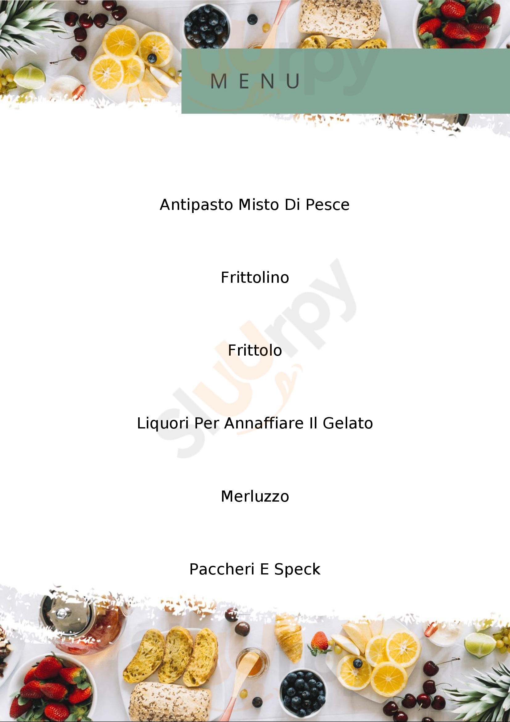 Insolito Moret Udine Menu - 1