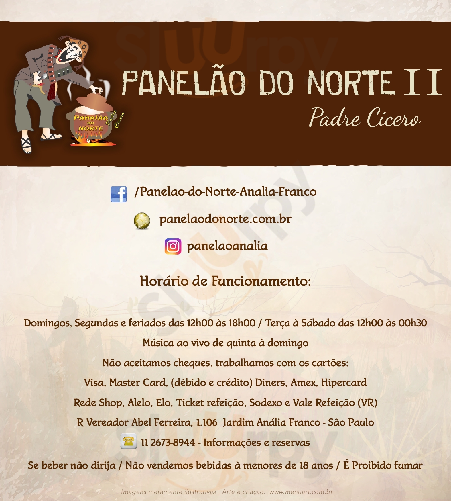 Panelão Do Norte São Paulo Menu - 1