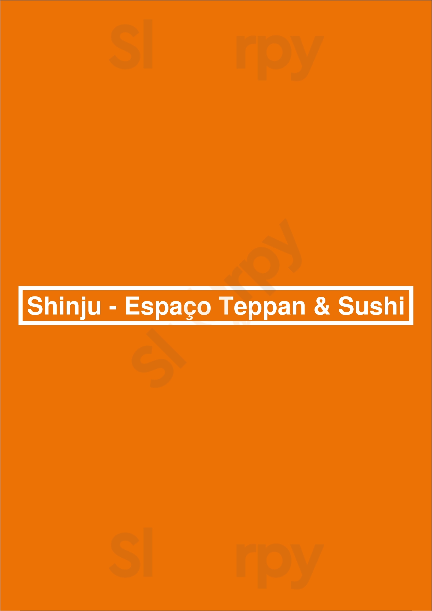 Shinju - Espaço Teppan & Sushi São Paulo Menu - 1