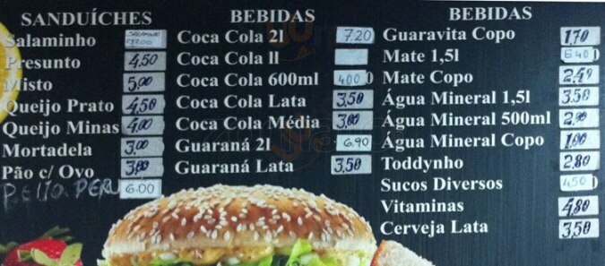 A Nossa Padaria Rio de Janeiro Menu - 1